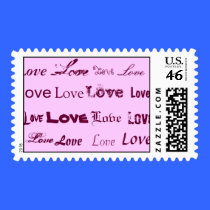 Love, Love, Love, Love, Love, Love, Love, Love,... postage