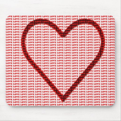 Love Love Love Mouse Pads