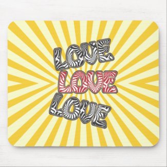 Love Love Love Mousepad