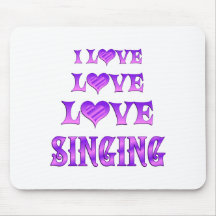 Love Love Singing Mousepad
