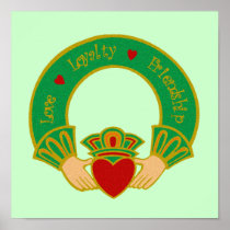 Love Loyalty Friendship Irish Valentine Print