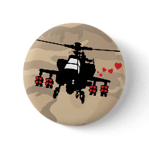 Love Machine Attack Chopper Pinback Button