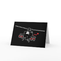 Love Machine Attack Chopper Greeting Cards