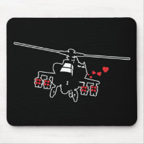 Love Machine Attack Chopper Mouse Pad