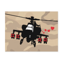 Love Machine Attack Chopper Post Card