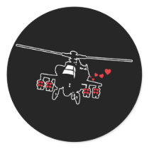 Love Machine Attack Chopper Round Sticker