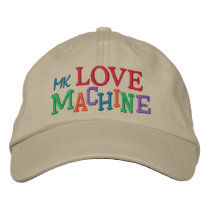 Love Machine by SRF embroidered hats by sharonrhea Love Machine by SRF embroidered hats