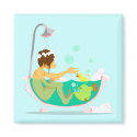 Love Machine Takes a Bath magnets by cherryroca Love Machine Takes a Bath magnets