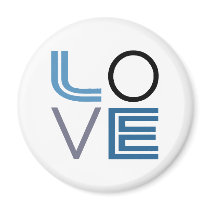LOVE magnets