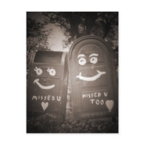 love mailboxes : i missed you post cards