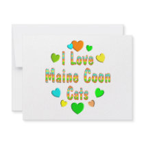 Love Maine Coon Cats Announcement