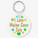 Love Maine Coon Cats keychains