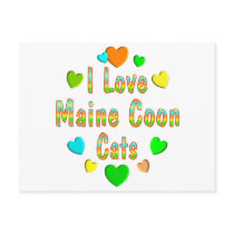 Love Maine Coon Cats postcards by MyFavoriteCat Love Maine Coon Cats postcards
