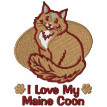 Love Maine Coon embroidered shirts by Diva_Pets Love Maine Coon embroidered shirts