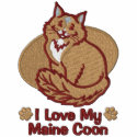 Love Maine Coon embroidered shirts
