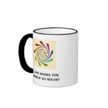 love makes the world go round/repeal prop 8 coffee mug