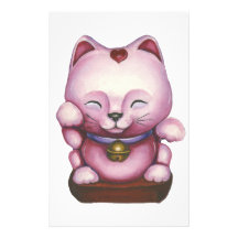 Love Maneki-neko Stationery Paper