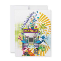 Love Manila, Philippines Invites invitations