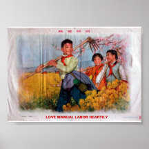 Love manual labor heartily posters