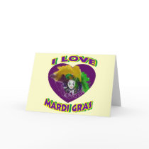 Love Mardi Gras Cards