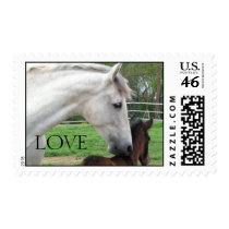 LOVE MARE AND FOAL STAMP