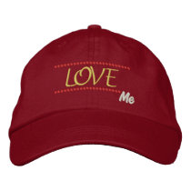 LOVE Me - Embroidered Hat embroidered hats