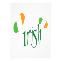 Love Me Im Irish Personalized Invitations