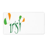 Love Me Im Irish Personalized Shipping Label