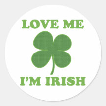 Love Me Im Irish Sticker