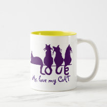 Love me, love my cat 15oz Mug mugs
