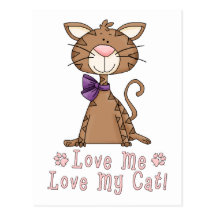 Love Me, Love My Cat Postcards
