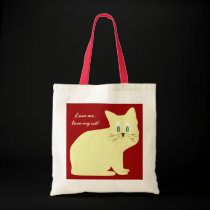 Love Me..Love My Cat Tote Bag bags