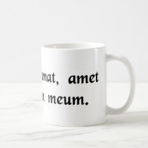 Love me, love my dog. coffee mug
