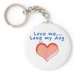 Love Me, Love My Dog keychains