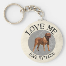 Love me, love my Dogue Key Chains
