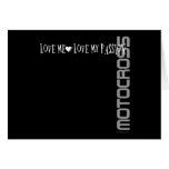 Love Me - Love My Passion - Motocross Greeting Cards