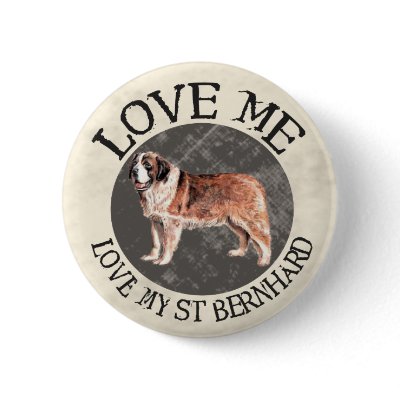 Love me, love my St. Bernard Pin by catanddog