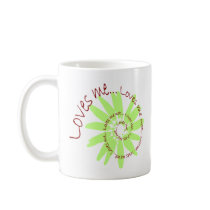 LOVE ME MARGUERITE Green mugs