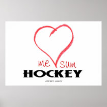 LOVE ME SUM HOCKEY PRINT