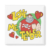 love me tender thug design magnets by doonidesigns love me tender thug design magnets