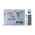 Love Me Till My Heart Stops postage by robgreenleaf Love Me Till My Heart Stops postage