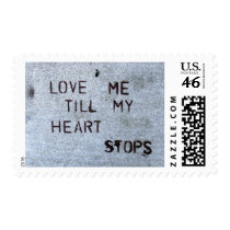 Love Me Till My Heart Stops postage