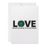 Love Means Nothing to a Car Racer 3 Custom Invitations