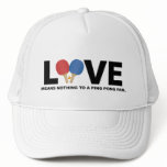Love Means Nothing to a Ping Pong Fan hats