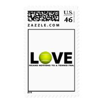 Love Means Nothing to a Tennis Fan Postage Stamp