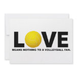 Love Means Nothing to a Volleyball Fan 2 Custom Invites