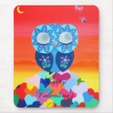 Love Meditations Valentine's Day Mousepad by udonchow Love Meditations Valentine's Day Mousepad