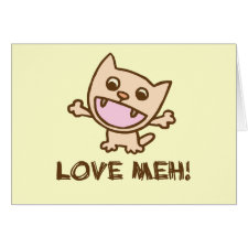 Love Meh! card