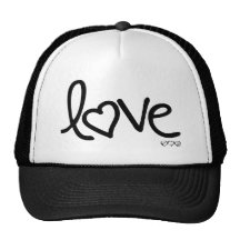 love mesh hat