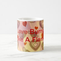 Love Message Flame Mug mugs